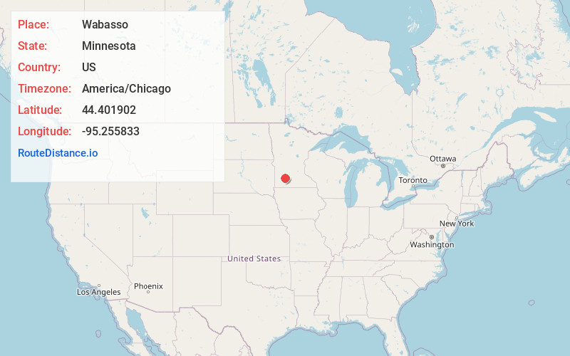 Map of Wabasso