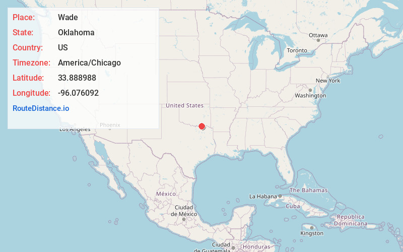 Map of Wade