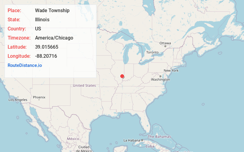 Map of Wade Township