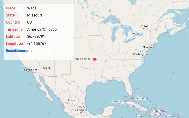 Map of Wadell