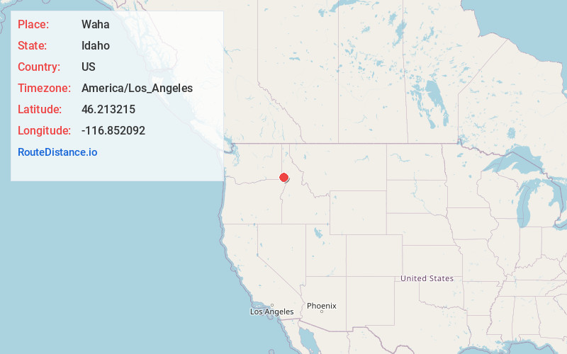 Map of Waha