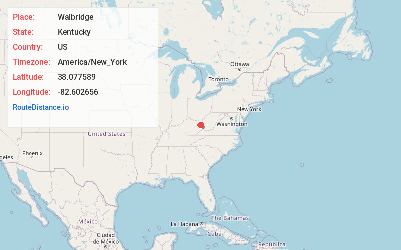Map of Walbridge
