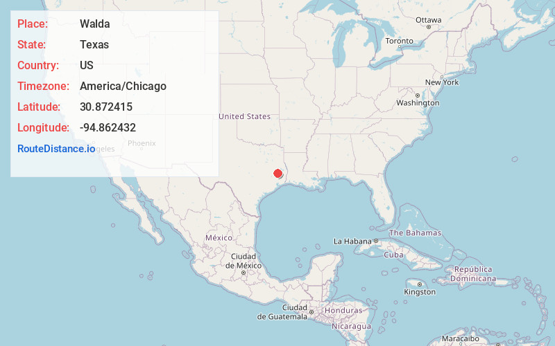 Map of Walda