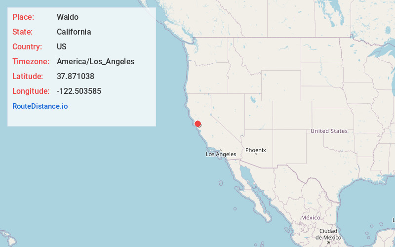 Map of Waldo
