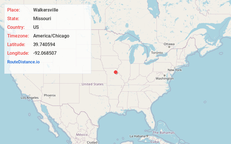 Map of Walkersville