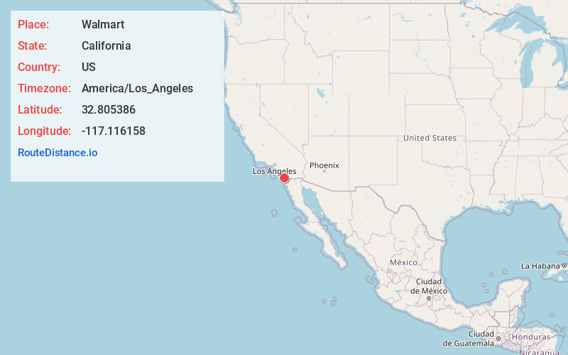 Map of Walmart