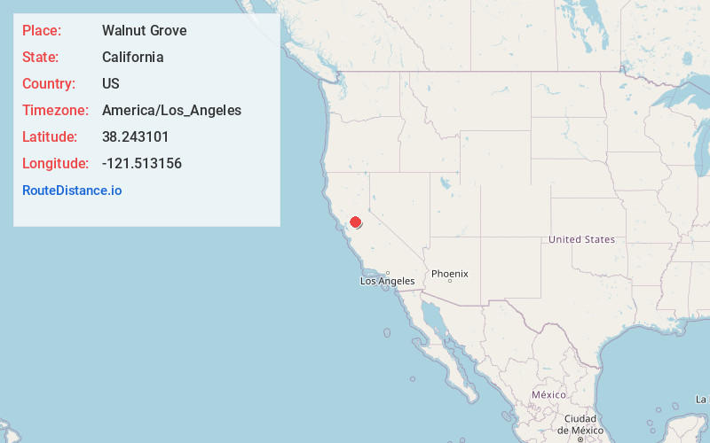 Map of Walnut Grove
