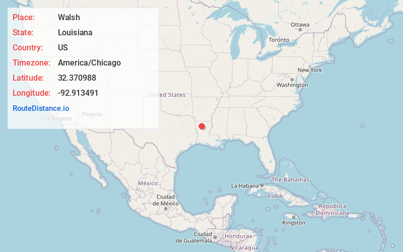 Map of Walsh