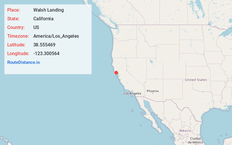 Map of Walsh Landing