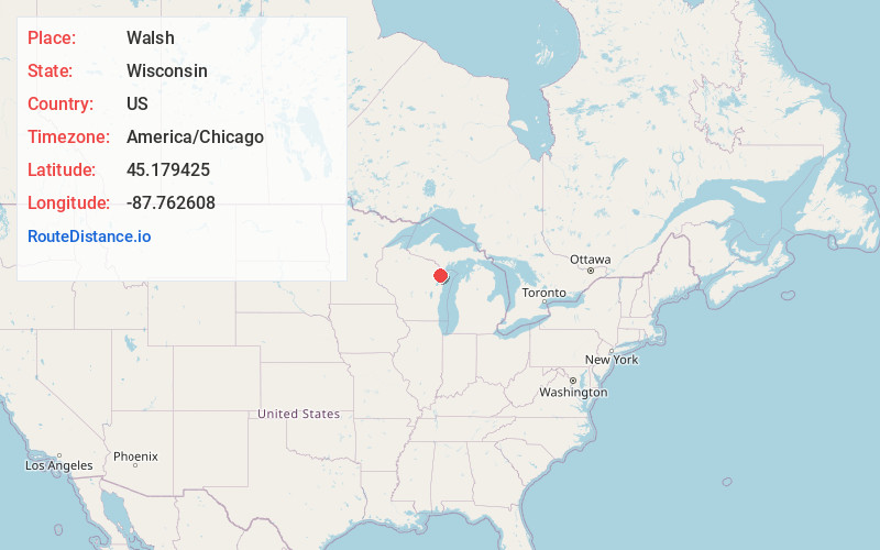 Map of Walsh