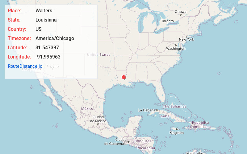 Map of Walters