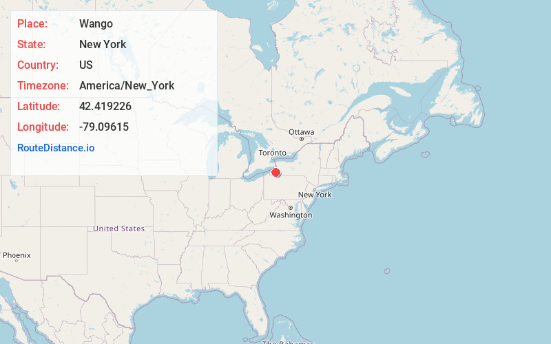 Map of Wango