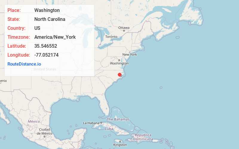 Map of Washington