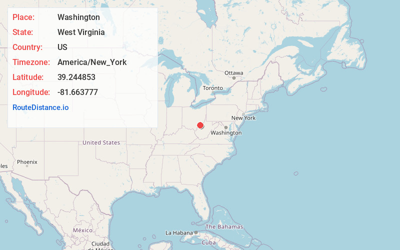 Map of Washington