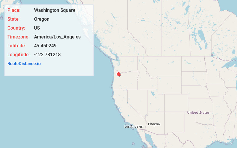 Map of Washington Square