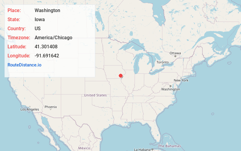 Map of Washington