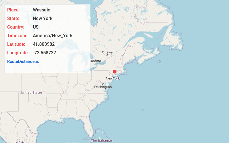 Map of Wassaic