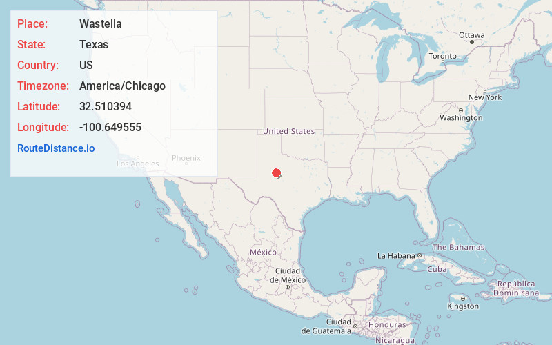 Map of Wastella
