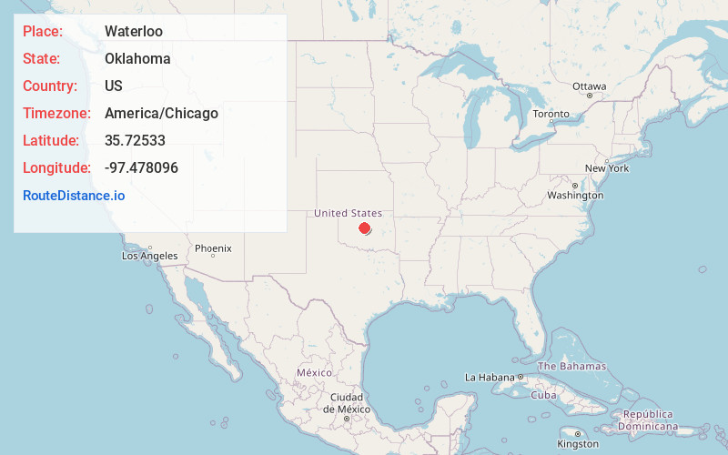 Map of Waterloo
