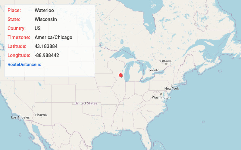 Map of Waterloo