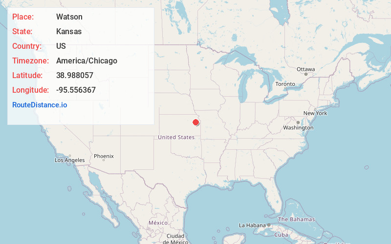 Map of Watson