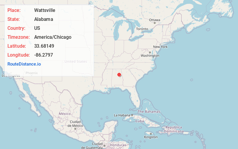 Map of Wattsville