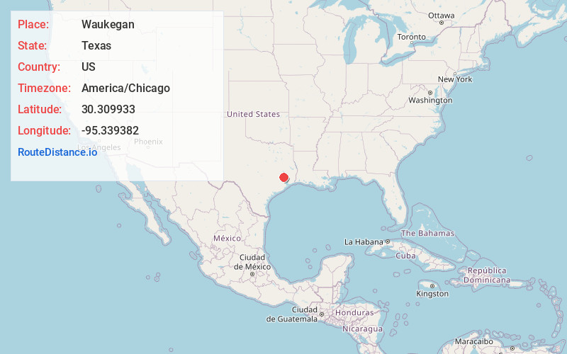 Map of Waukegan