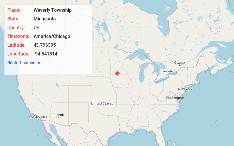 Map of Waverly Township
