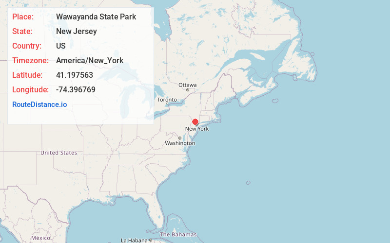 Map of Wawayanda State Park