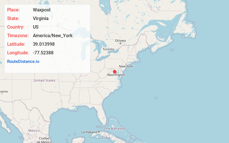 Map of Waxpool