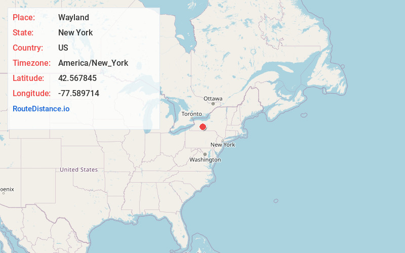 Map of Wayland