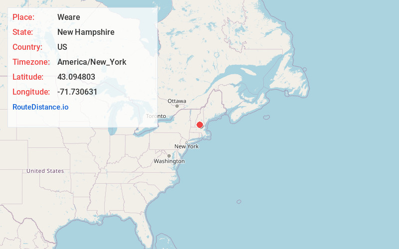 Map of Weare
