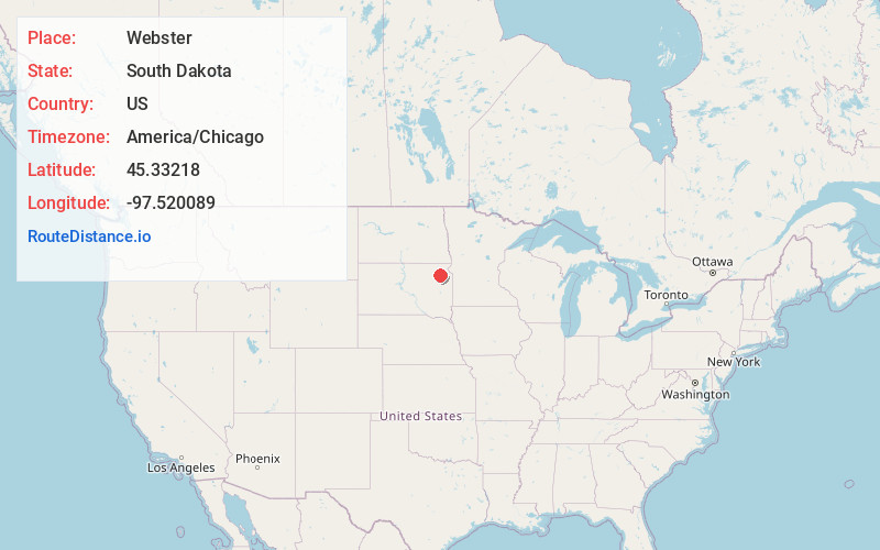Map of Webster