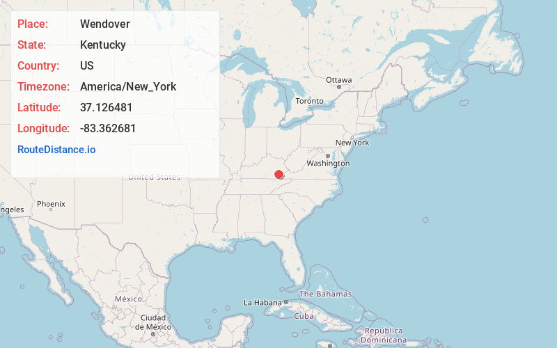Map of Wendover