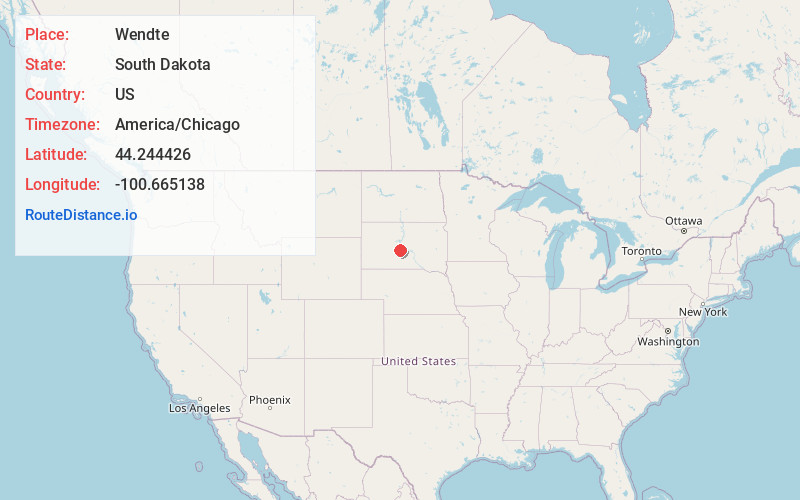 Map of Wendte