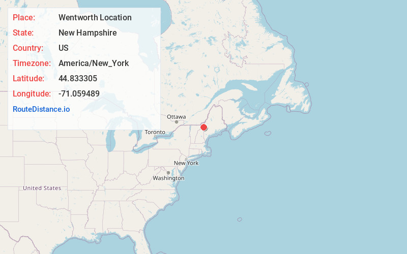 Map of Wentworth Location