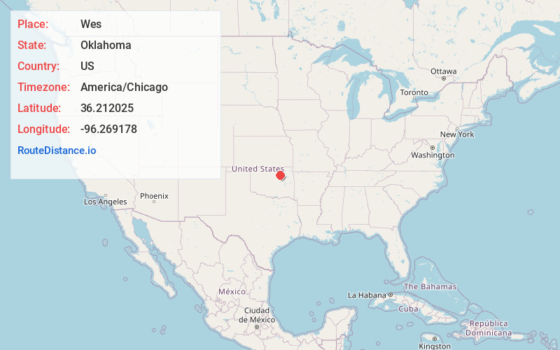 Map of Wes