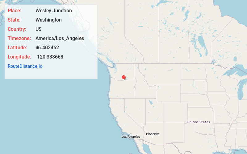 Map of Wesley Junction