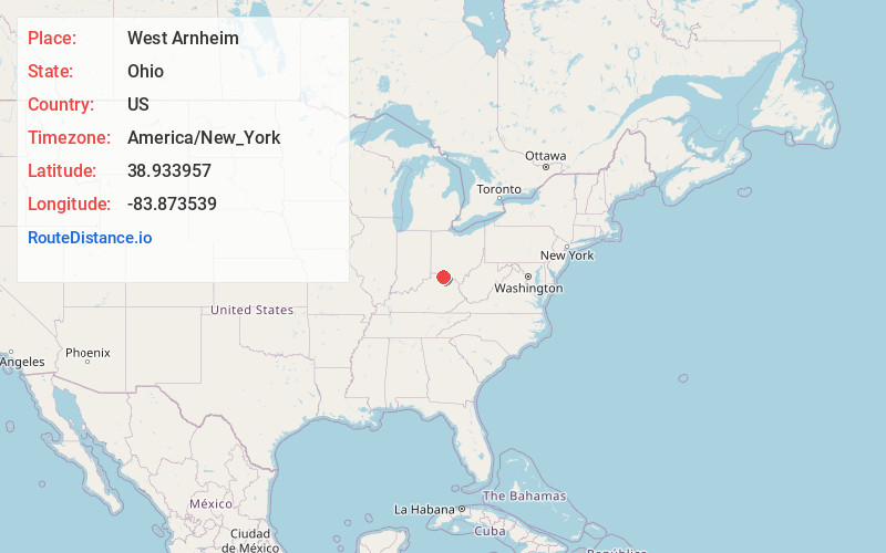 Map of West Arnheim