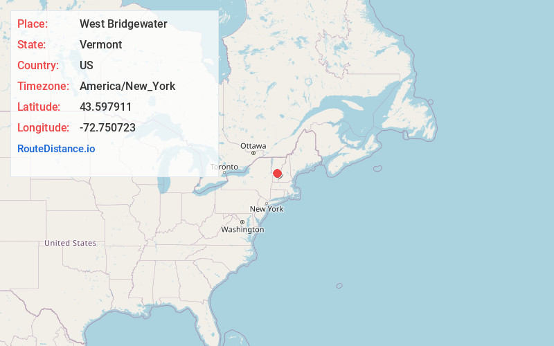 Map of West Bridgewater