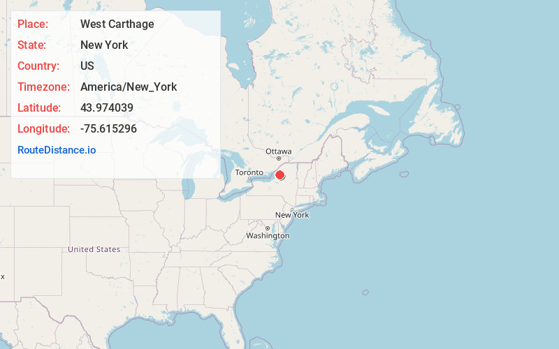 Map of West Carthage