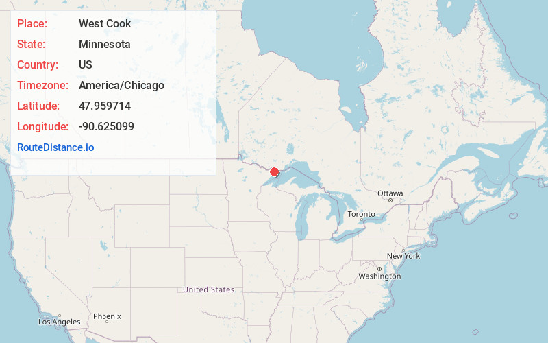Map of West Cook