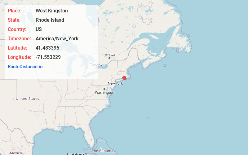 Map of West Kingston