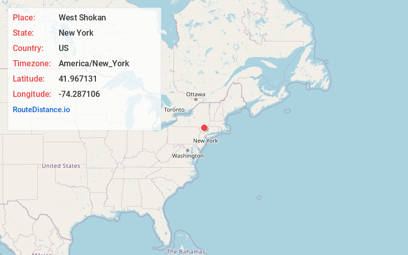 Map of West Shokan