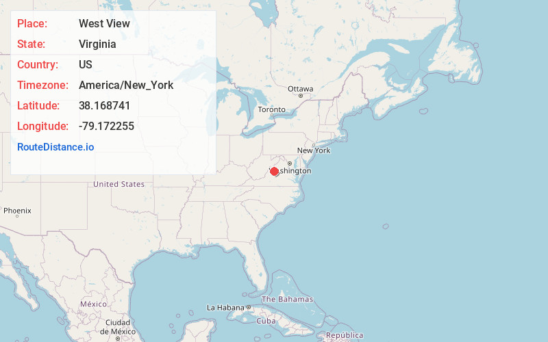 Map of West View