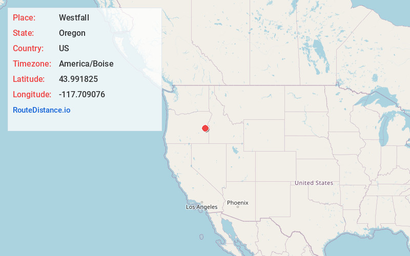 Map of Westfall
