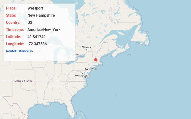 Map of Westport
