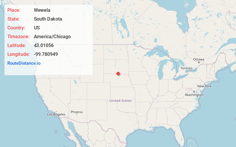 Map of Wewela