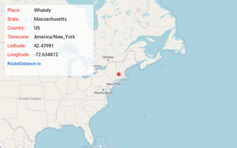 Map of Whately
