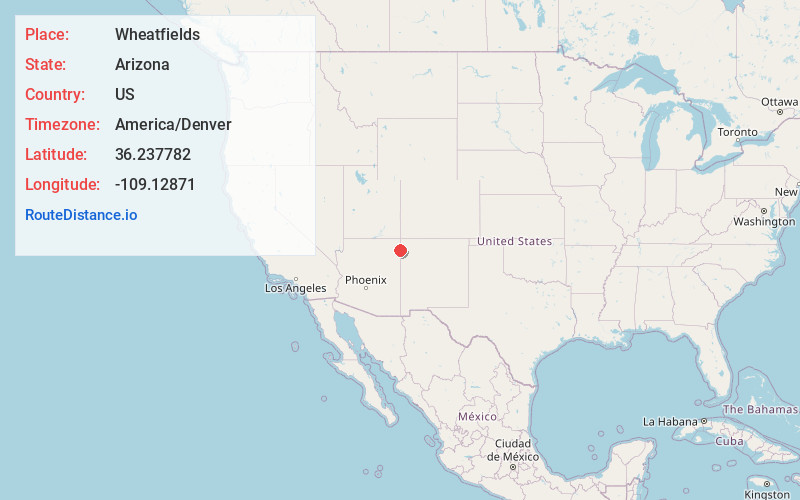 Map of Wheatfields